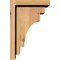 Ekena Millwork Mediterranean Smooth Corbel w/Backplate, Western Red Cedar, 7 1/2"W x 8"D x 12"H COR08X08X12MED01SWR - alternate 3